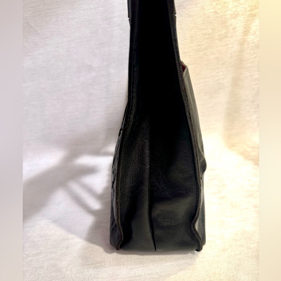 Patricia Nash “Cavo Tote” Black Full-Grain Leather Bag — Like new - Picture 5 of 17